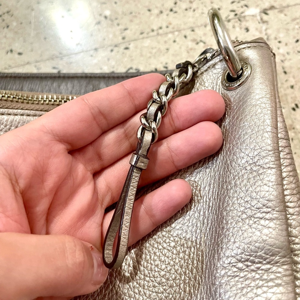 Coach Mia Metallic Shoulder Bag - Picture 5 of 14